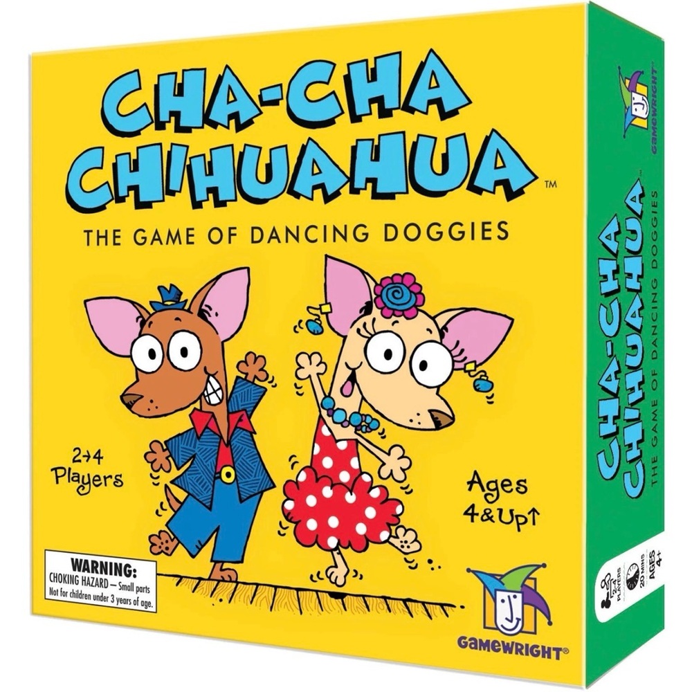"Cha-Cha Chihuahua: The Game of Dancing Doggies" board game by Gamewright